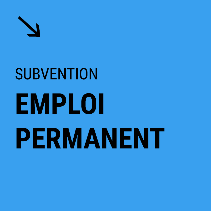 Subvention emploi permanent